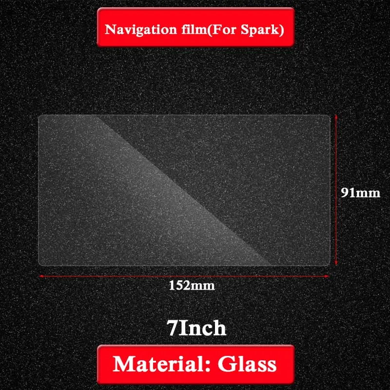 

Car Styling GPS Navigation Screen Glass Protective Film Sticker For Chevrolet Spark M400 2016-Present Auto Accessories
