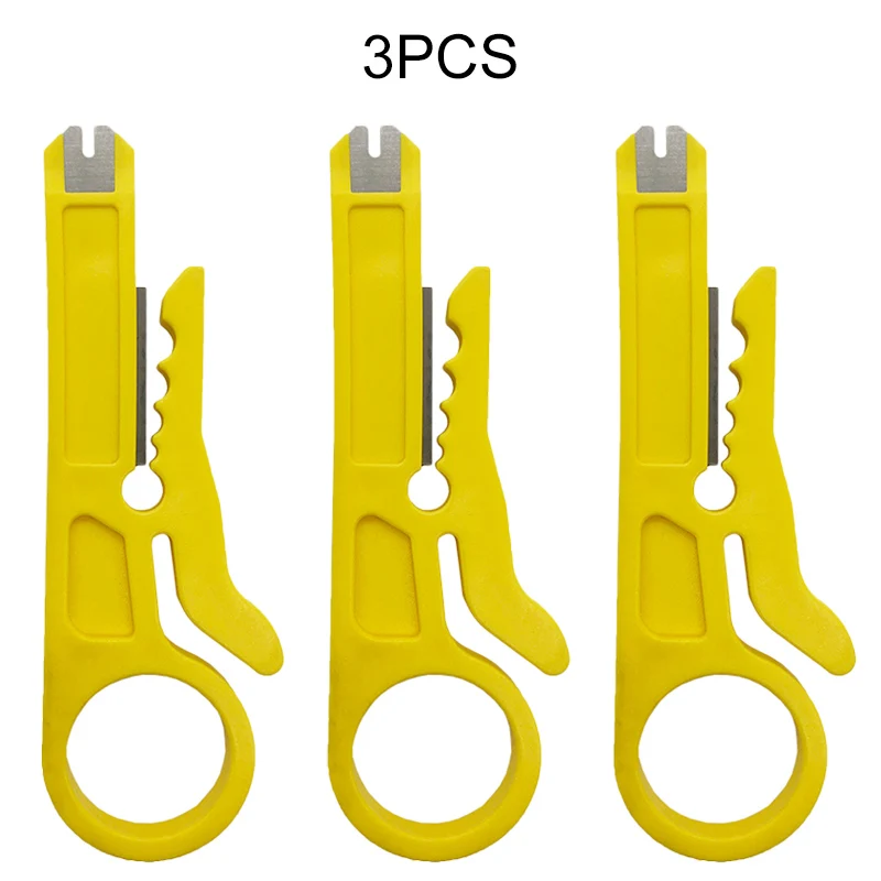 3PCS 3 шт. мини-Кримпер плоскогубцы портативный инструмент для зачистки проводов ножевой кабель инструмент для зачистки проводов инструмент для резки линии карманный Мультитул обжимной инструмент - Цвет: 3PCS