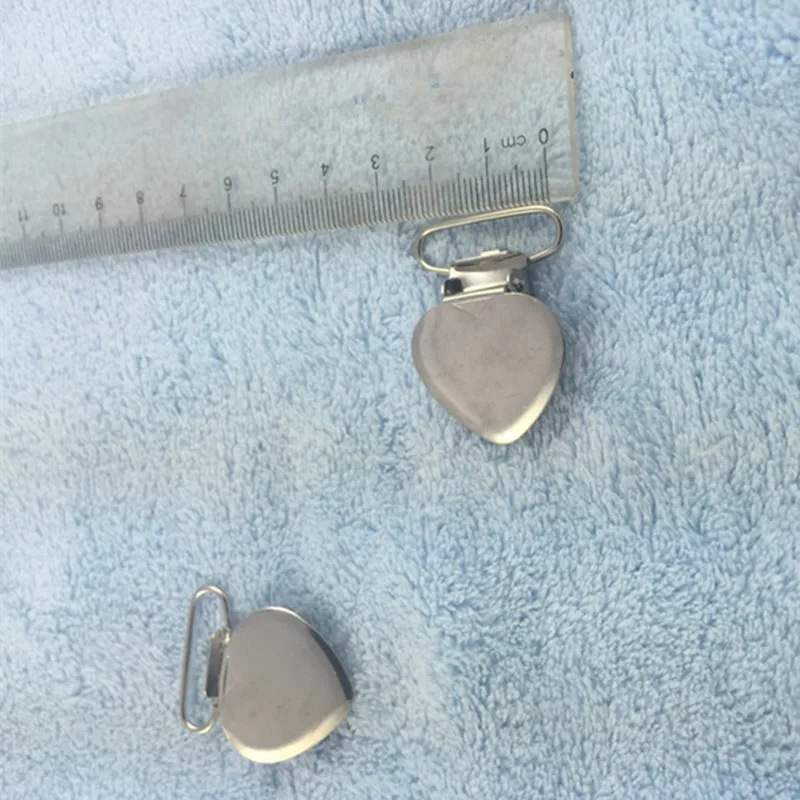 50 шт./лот 1 '✥ мм серебристый металлический крючок в форме сердца забавный