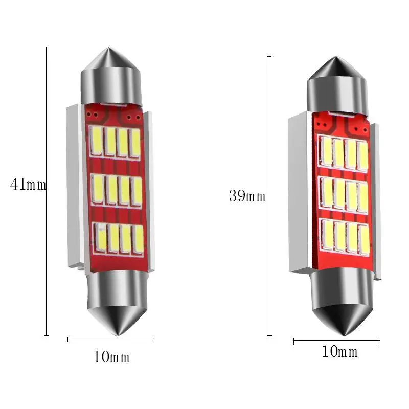 1х 4020 SMD СВЕТОДИОДНЫЙ C5W C10W автомобильный светильник для чтения автомобильный фестонный интерьерный купольный светильник лампа 31 мм 36 мм 39 мм 41 мм 6000k белый автомобильный Стайлинг