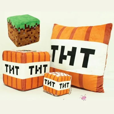 Новинка 2020 мягкие плюшевые игрушки кукла подушка Creeper Home TNT красная руда