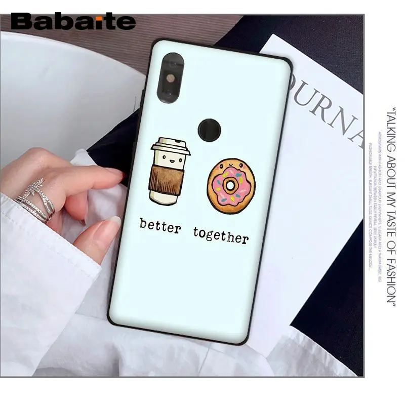 A4 Babaite BFF лучшие друзья бургер и картофель фри чехол для телефона оболочка для Red mi 5 plus Note 5 Xuiao mi 8 8SE 6 mi X 2 2S мобильные чехлы - Цвет: A4