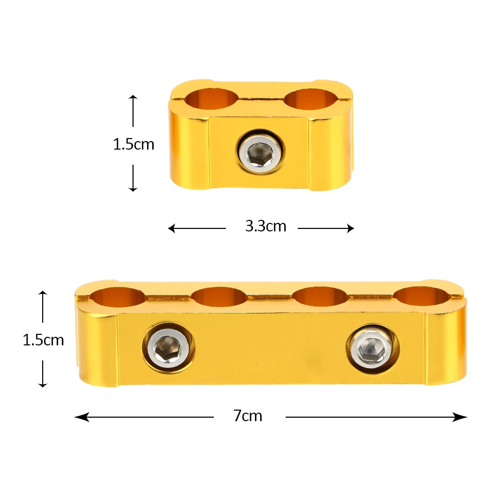 

LEEPEE Spark Plug Universal Auto Accessories 8mm 9mm 10mm Diameter Divider Organizer Divider Clamp Kit Engine Wires Separator