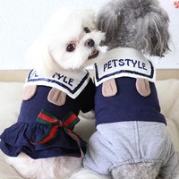 bear lovers pet dog clothes winter sweatshirt dog dress dog jumpsuits thick coats hoodies red blue clothing for dogs cat