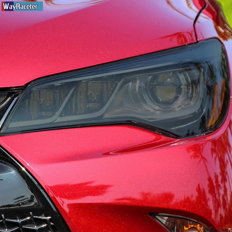 

Car Headlight Tint Smoked Black Protective Film TPU Sticker For Toyota CHR RAV4 Corolla Camry Supra 86 Avalon Highlander Prado
