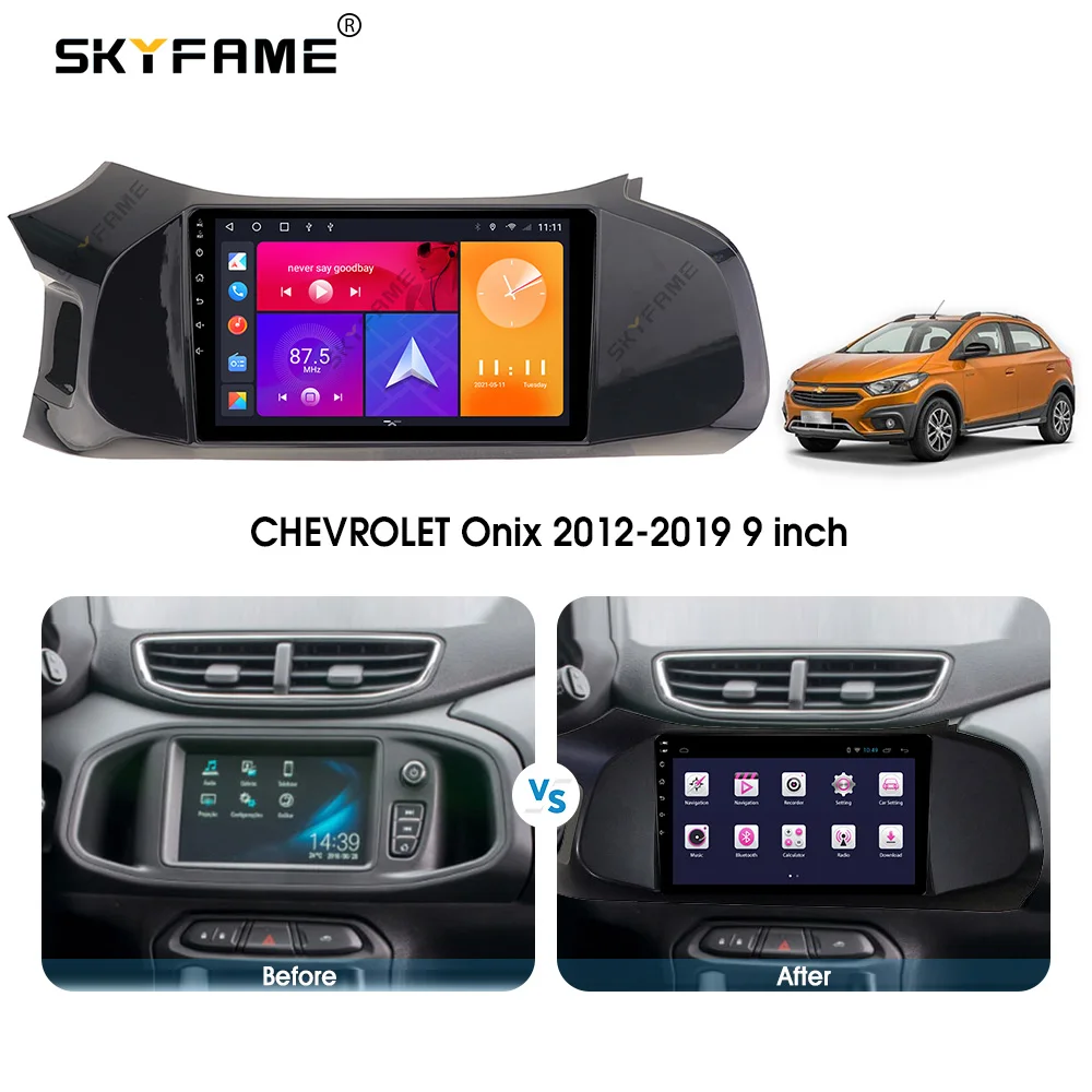 

SKYFAME Android Автомобильная Навигация Радио мультимедийный плеер для CHEVROLET Onix 2012-2019 автомобильная стереосистема