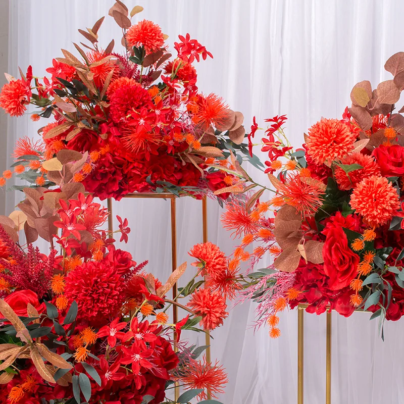 Flone искусственные цветы для свадебных декораций настольные бегуны центральный