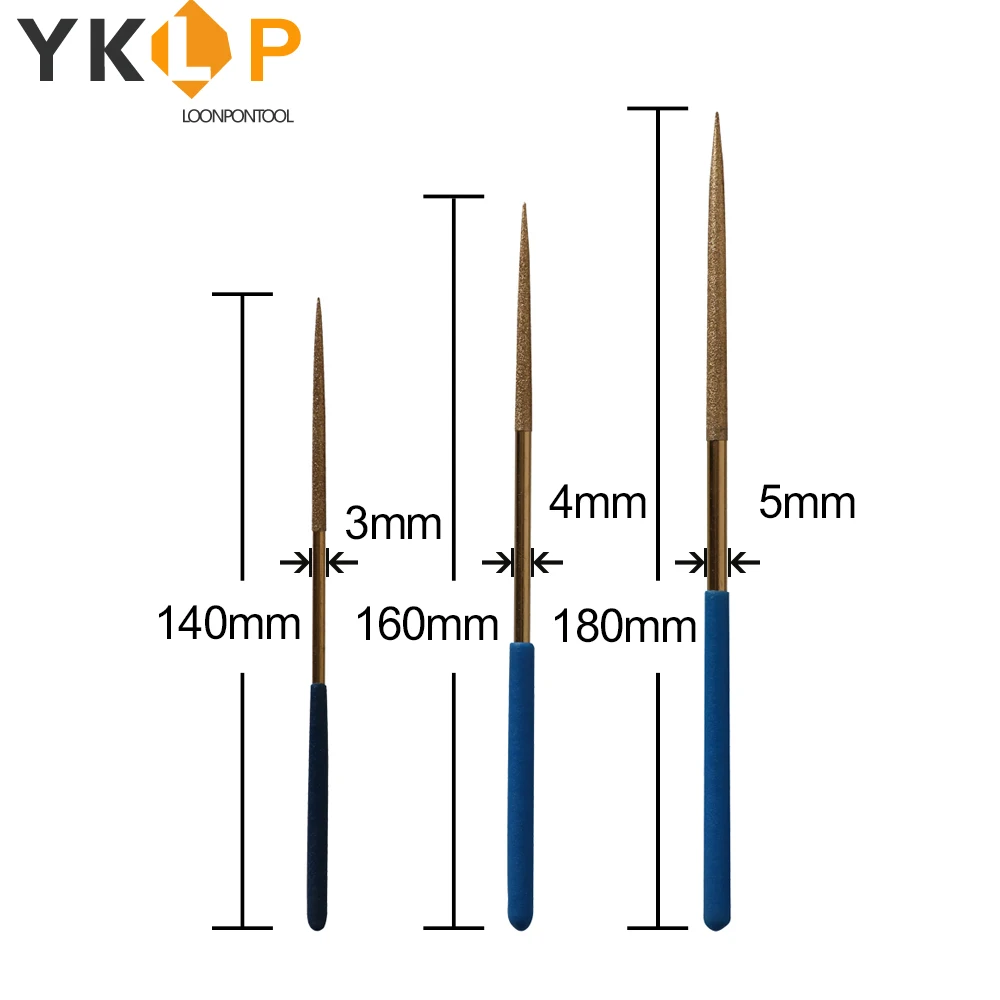 Алмазная игла с титановым покрытием Набор круглых пилок для дерева инструмент