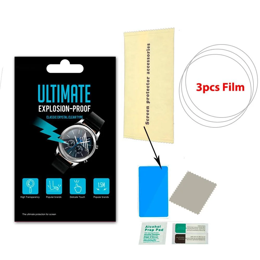 

3Pcs Nano Explosion-proof Full Screen Protector Film For UMIDIGI Uwatch GT Smart Watch Anti-Scratch HD Clear Film Uwatch GT