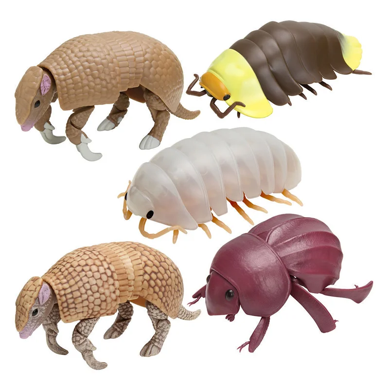 

Оригинальная Подлинная модель Bandai Gashapon Mini Модель 57979 насекомые пельмени серия 08 Armadillo бразильское украшение на три браслета