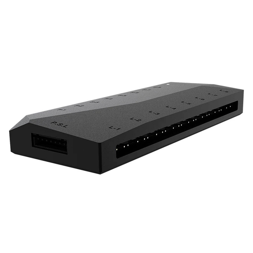SATA сплиттер с питанием концентратор 5V 3 Pin ARGB PWM PC контроллер вентилятора для ID