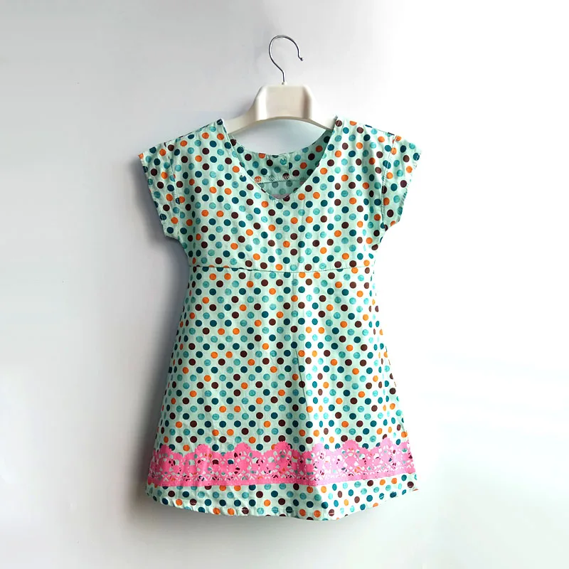Kids Dresses For Summer Girls Dress New Fashion Vintage Polka Dot Princess | Детская одежда и обувь