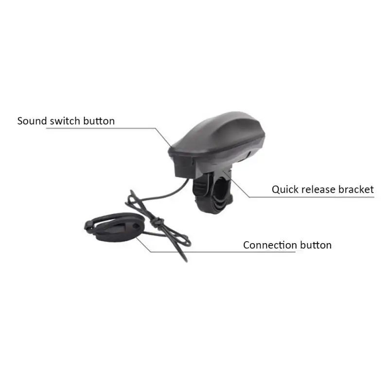 

123db Electric Horn High Decibel Loud Bike Bell Cycling Bicycle Handlebar Ring Bell Electric horn Riding Safety Siren Alarm Bell