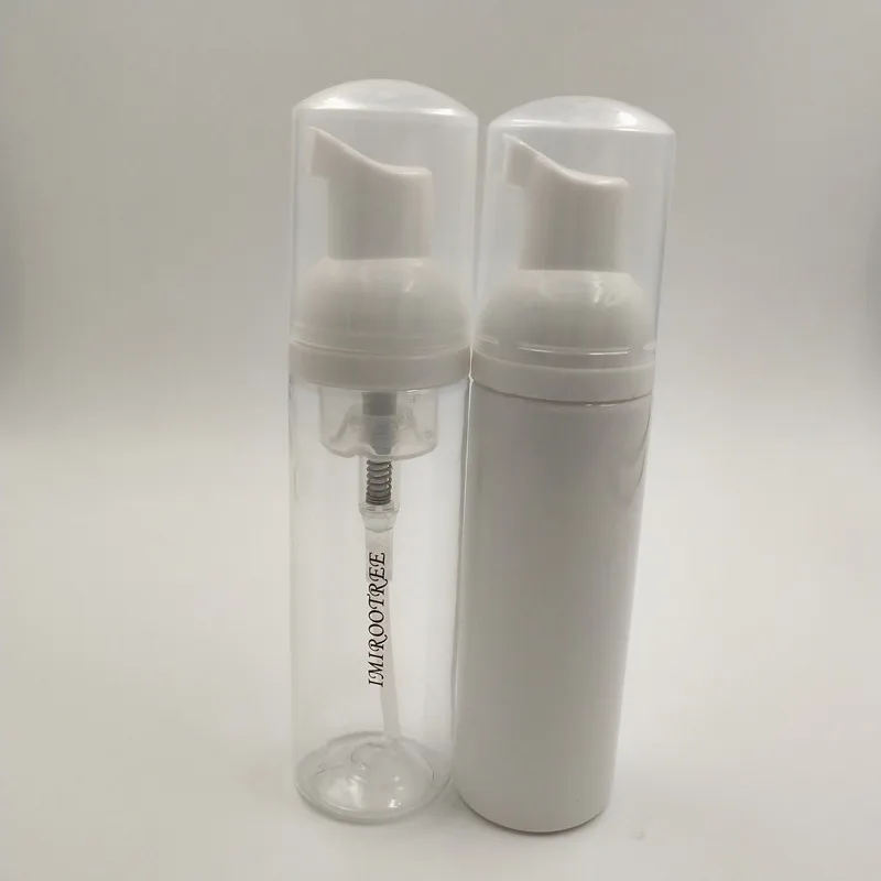 Free Shipping 10sets 2oz 60ml PET Clear Transparent Foaming 