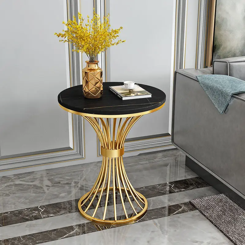 

Luxury Marble Coffee Table Home Living Room Side Table Nordic Creative Sofa Side Table Modern Small Apartment Round Coffee Table