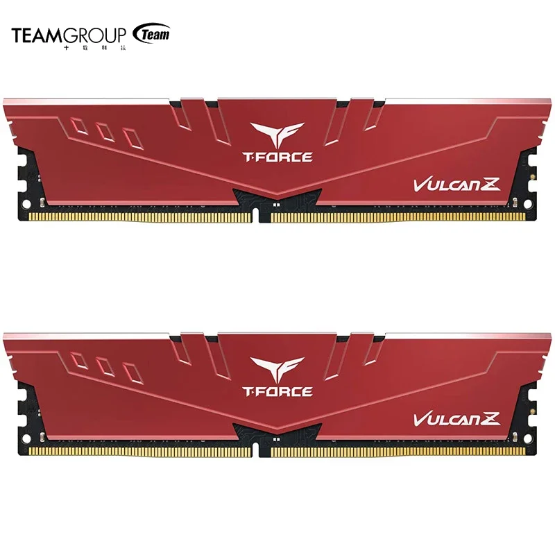 TEAMGROUP T-Force Vulcan Z DDR4 16GB（2x8GB） 32GB（2x16GB） 64GB（2x32GB）3200MHz Desktop Memory...