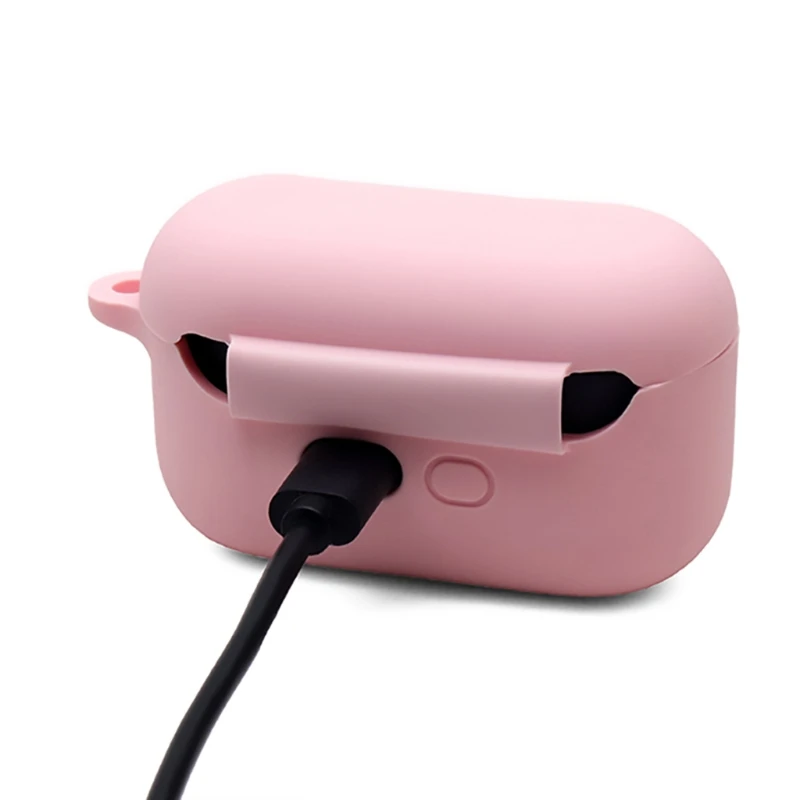

Protective Dust-resistant Case Soft Silicone Cover Compatible with-Amazon Echo Buds 2nd Gen Earbuds Charging Case 95AF