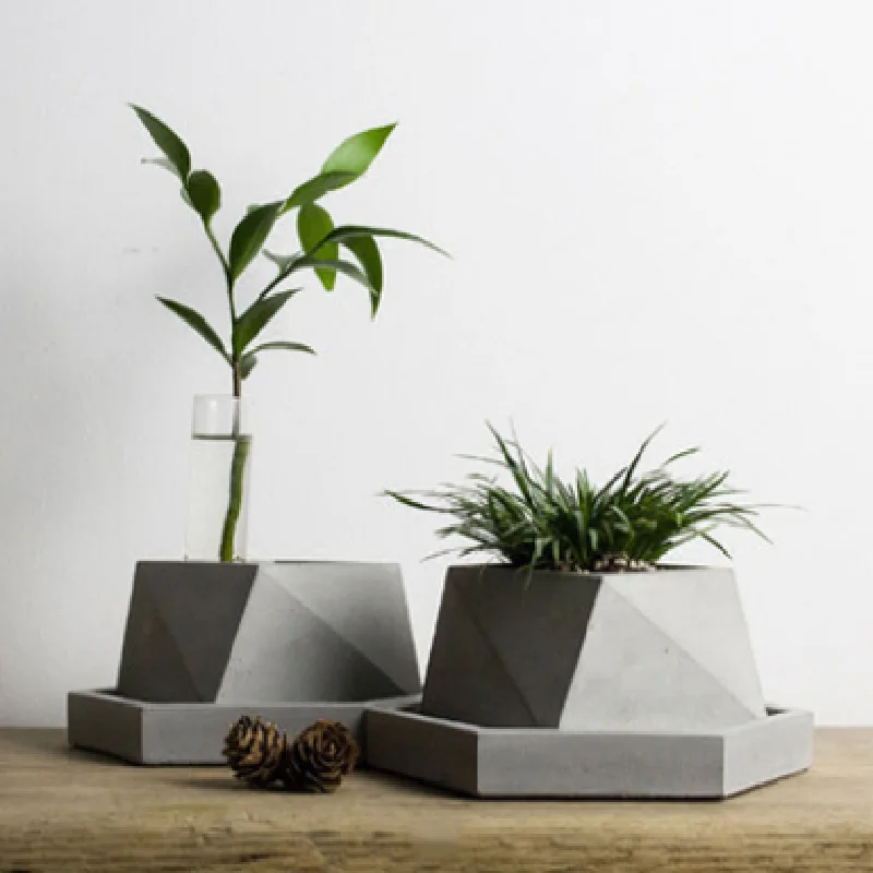 

LOVE'N LV004P OEM Design Silicon Planter Pot Mold Diy Concrete Cement Pot Silicone Mold For Garden Flower Succulent Pen holder