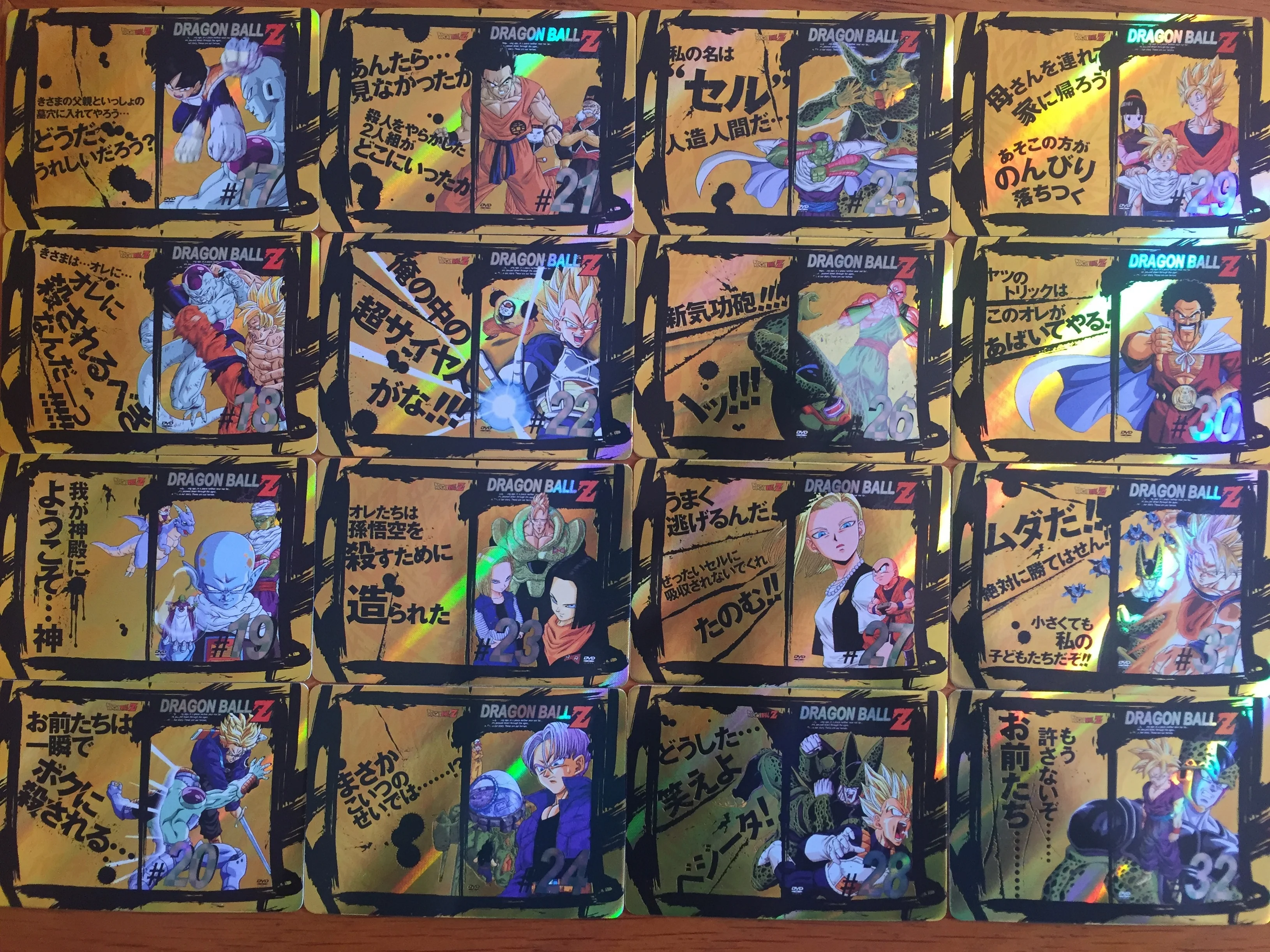 49 шт. Dragon Ball Z-CD DVD Полное издание обложки Title Flash карты игровая коллекция карт подарки для детей рождественские подарки