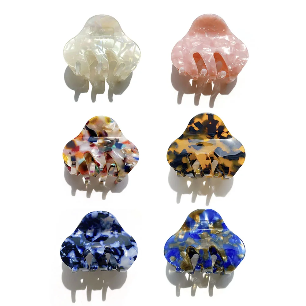 

Sweet Mini Acetate Hair Clip for Women Girls Hair Claw Chic Barrettes Crab Hairpins Styling Claw Clips Fashion Hair Accessories