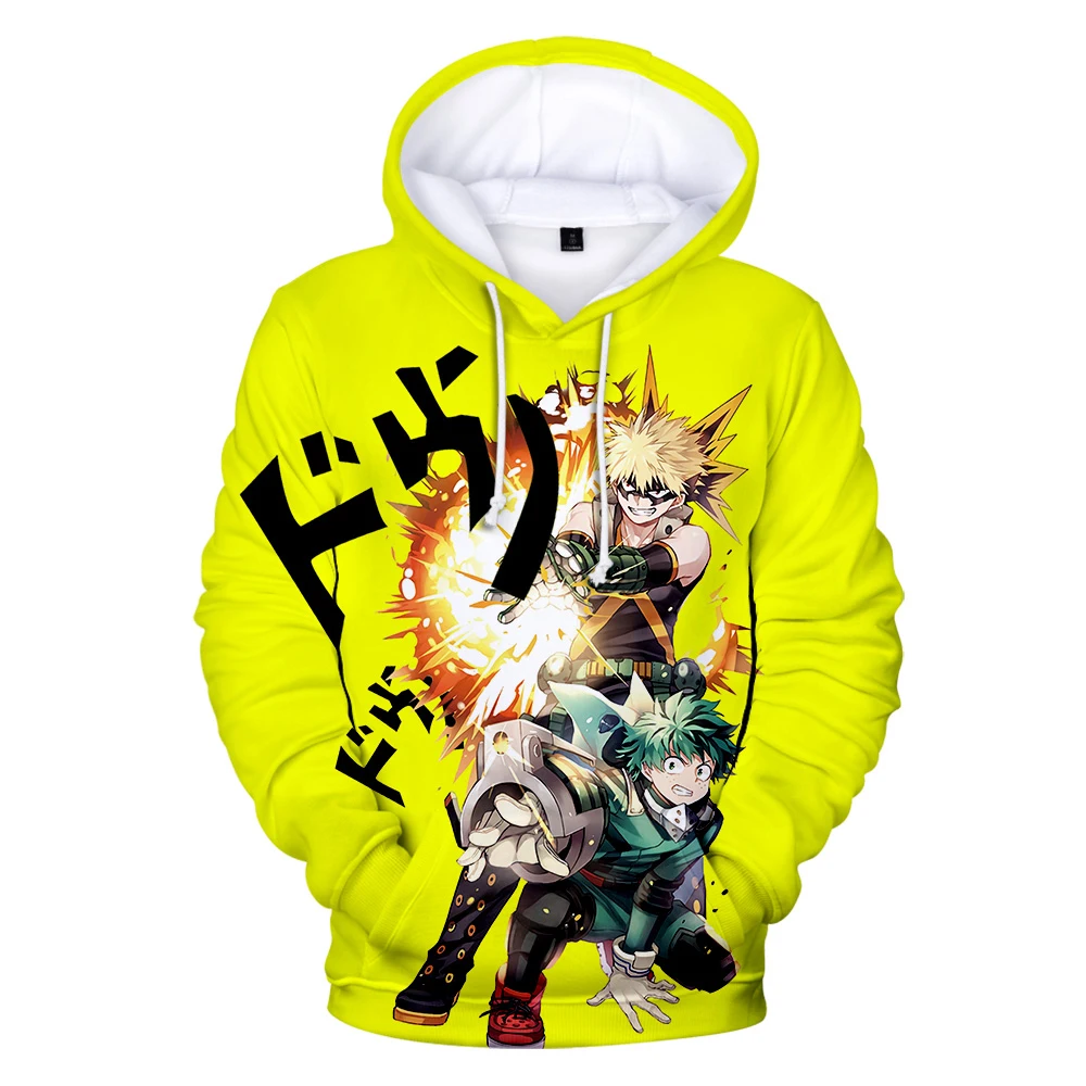 

Hot Design My Hero Academia Hoodies Men/woman High Quality Sweatshirt Hoody Harajuku My Hero Kids Streetwear Clothes