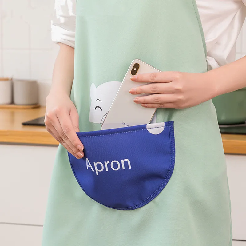 1 шт. Водонепроницаемый Фартук маслостойкая Бытовая кухонная юбка мультяшный