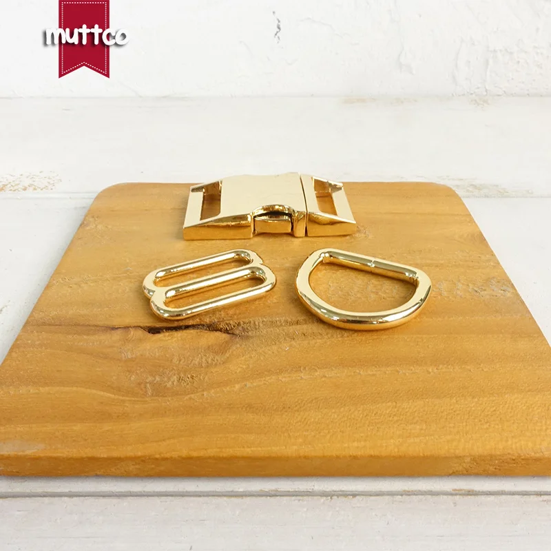 (Металлическая пряжка + Регулируемая кольцо D/набор) DIY собачий ошейник