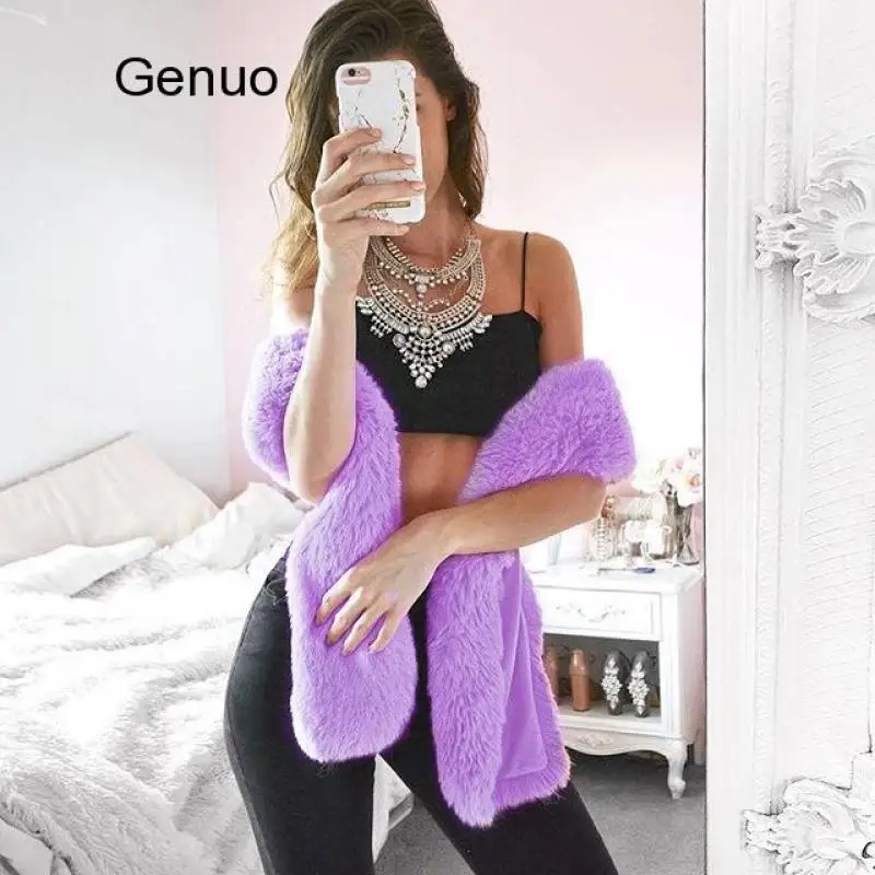 Женский искусственный Лисий меховой воротник мех шарф енота шапка и зимняя шаль |