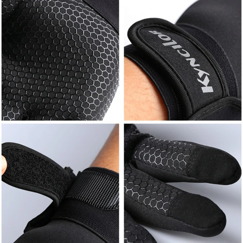 Зимние ветрозащитные перчатки для езды на мотоцикле противоскользящие теплые