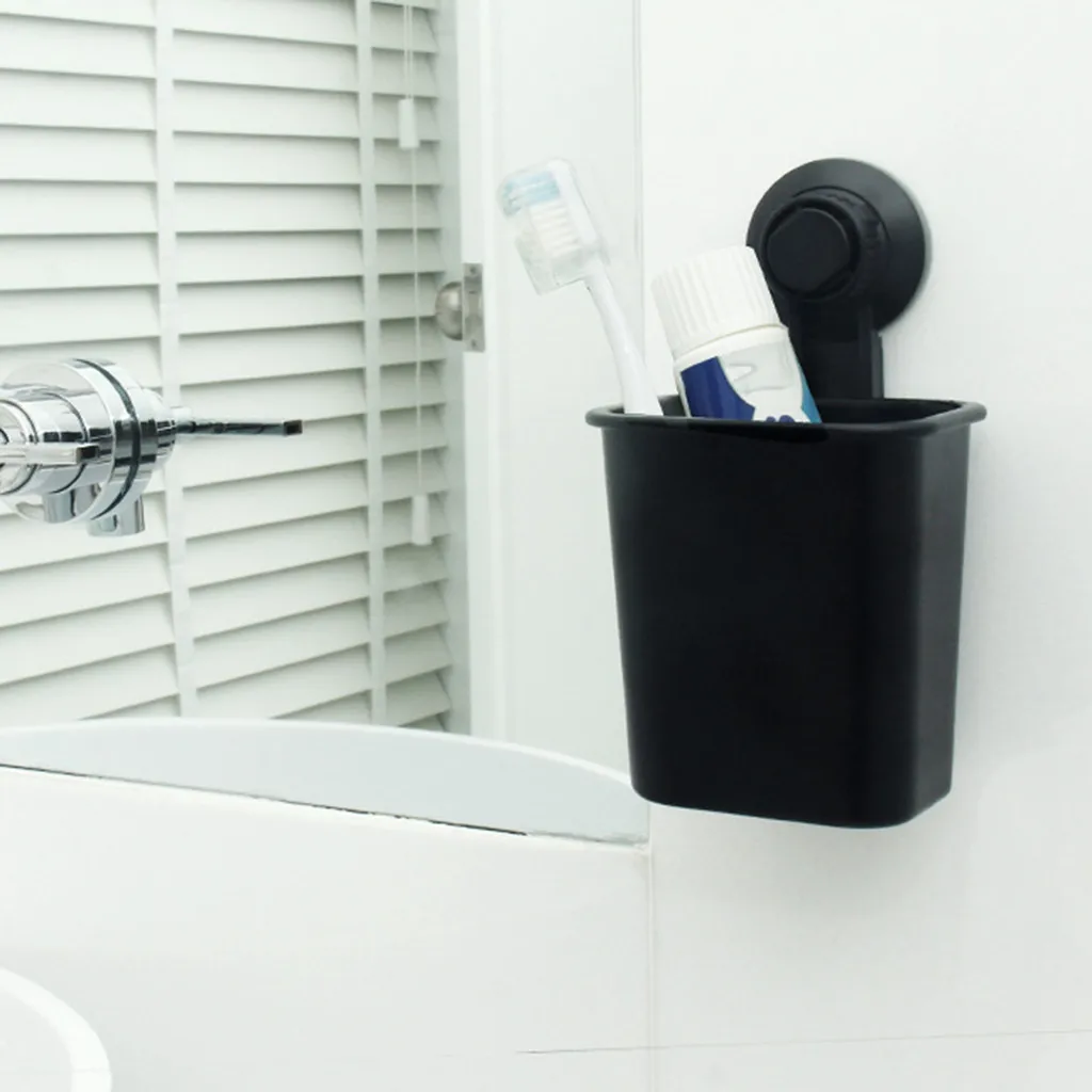 Useful Bathroom Toothbrush Holder travel home bathroom camping Shower Basket Sanitary holder Wall Mount Suction Cup | Дом и сад