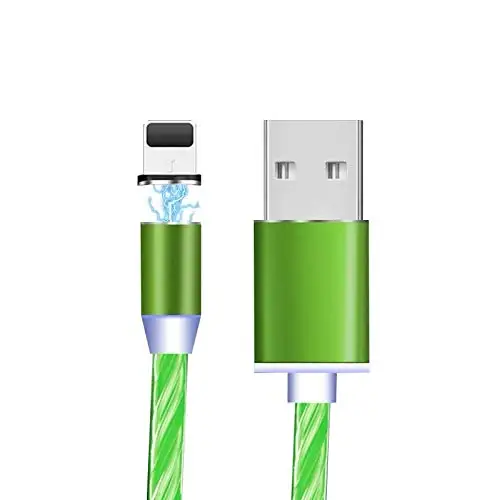Fanshu 3 в 1 Магнитный USB кабель высокоскоростной USB для Micro type C зарядное устройство IOS кабель светодиодный свет для iphone Lightning Кабель