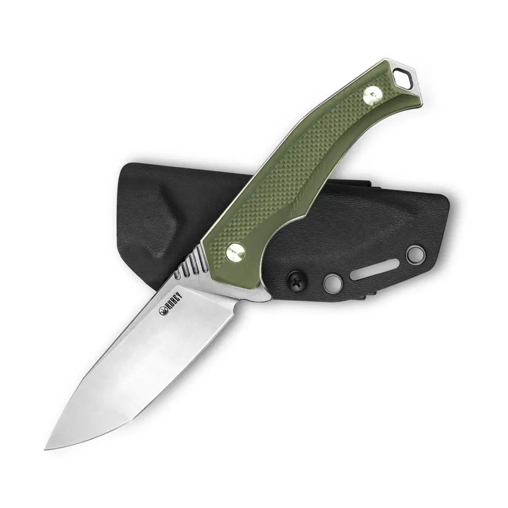 Уличный нож Kubey KU184 с фиксированным лезвием лезвие Танто D2 рукояткой Kydex Full Tang G10