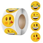 Милые наклейки со смайликом, 100-500 шт., наклейки с мультяшным рисунком для классических игрушек, декоративные принадлежности, наклейки для награждения учителей