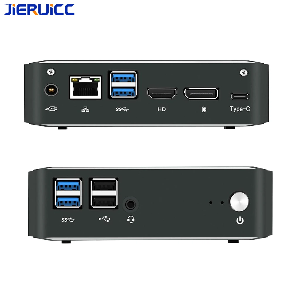Мини ПК NUC с Windows 10 Intel 8th i3 i5 i7 M.2 SSD карманный компьютер HDMI DP двойной дисплей HTPC