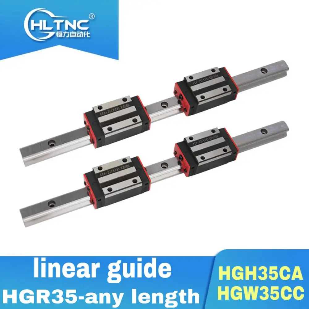 35 мм линейные направляющие стандартная длина 2 шт. + 4 квадратный подшипник