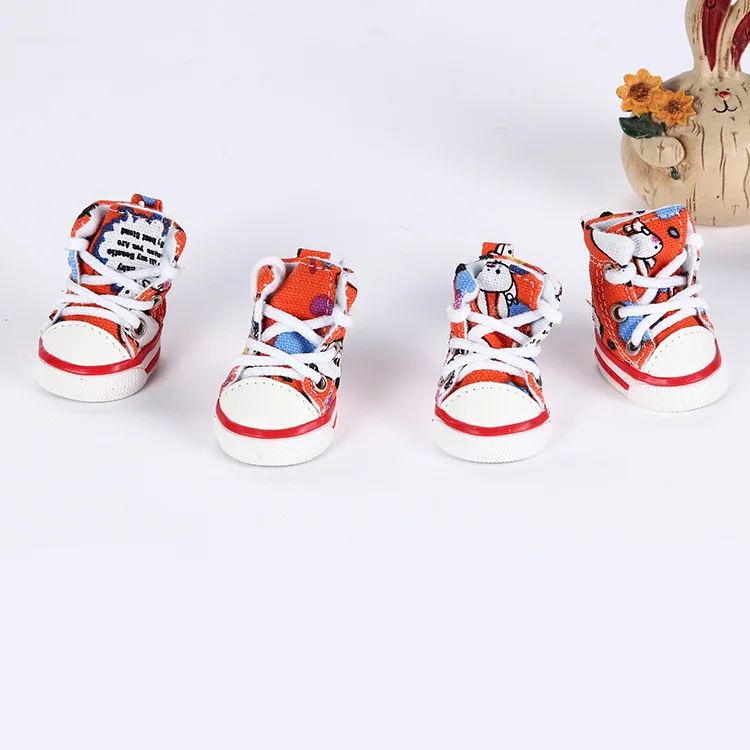

Pet Dog Puppy Canvas Sport Shoes, Sneaker Boots, Outdoor Nonslip Causal Shoes