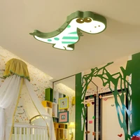 kids room ceiling lamp for children bedroom lighting led remote control dinosaur animal boy room ceiling light kids room nursery