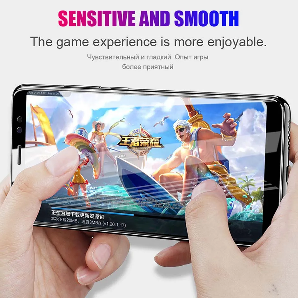 50 шт./партия 9D изогнутое закаленное стекло для Motorola MotoOne Vision Zoom Macro Action Screen Protector Moto