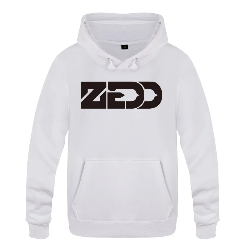 Толстовка мужская флисовая с длинным рукавом свитшот принтом музыкального DJ ZEDD