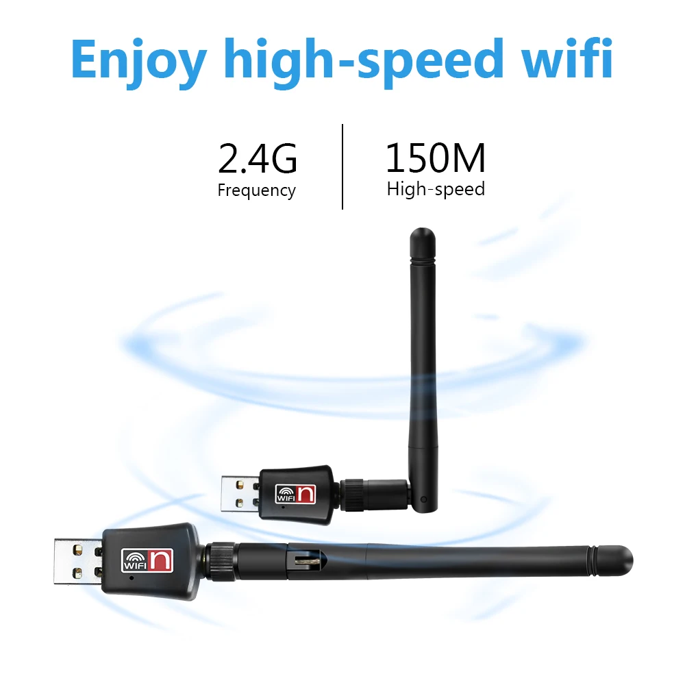 Wi fi адаптер USB 2 0 wi антенна TECHKEY usb ethernet 150 Мбит/с wifi ключ 802 11 n/g/b enchufe lan comfas fi|Сетевые