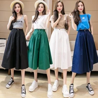 2021 summer white high waist skirt green white womens clothes skirts streetwear women
