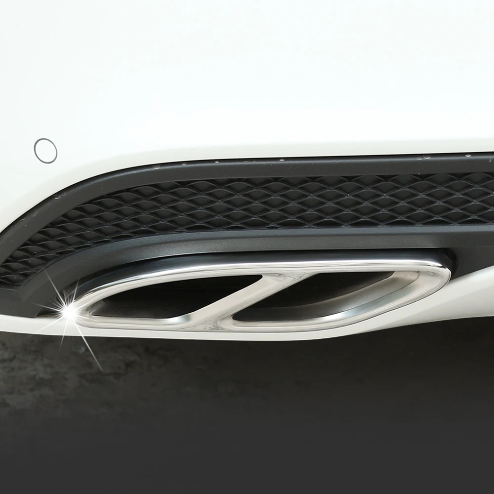 Автомобильные аксессуары задняя крышка выхлопной трубы для Mercedes Benz E-Class W213 W205 GLC A