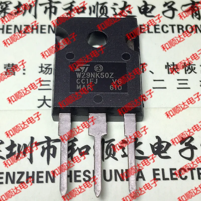 

10 шт./лот W29NK50Z STW29NK50Z новый запас TO-247 500V 31A