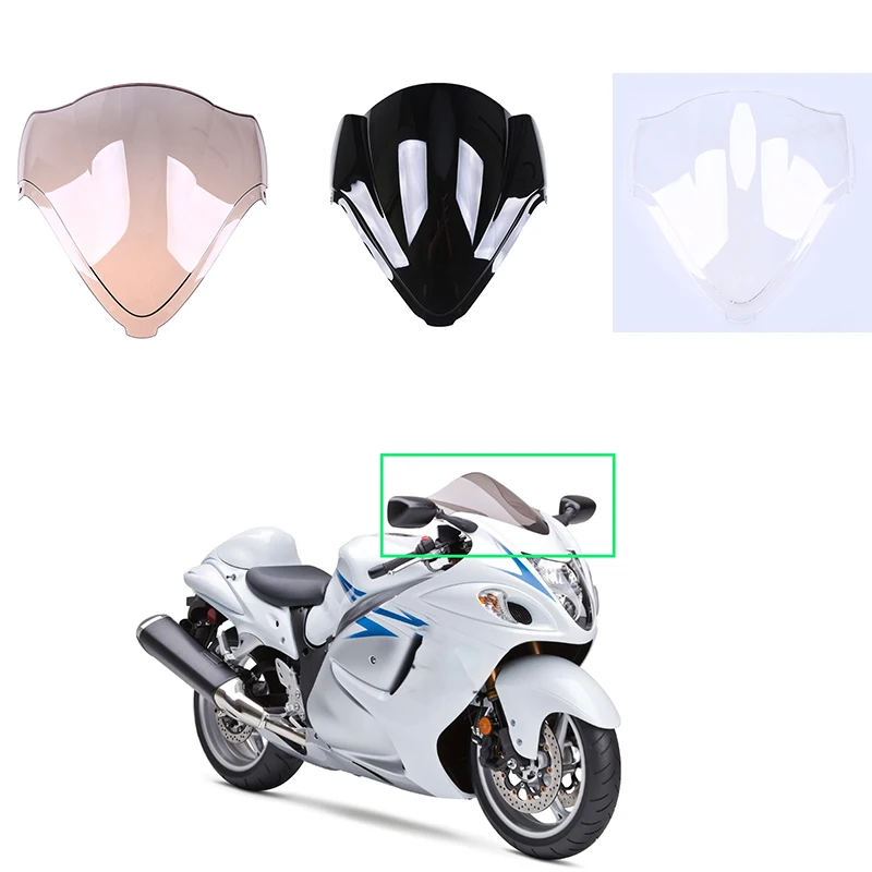 Ветрозащитный экран на лобовое стекло мотоцикла Защита экрана для Suzuki Hayabusa GSXR 1300