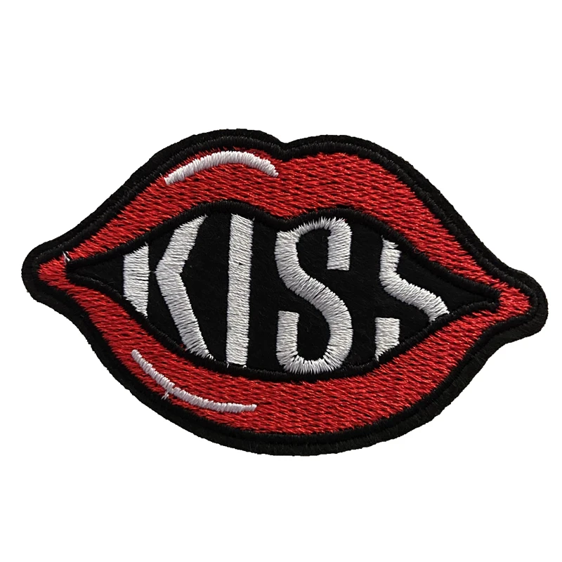 

Dingdian new Kiss Lip patch clothing shoes diykiss embroidery Decal 10 pieces / batch of patches for clothing