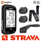 Беспроводной Велосипедный компьютер Magene, Bluetooth, GPS, велосипедный Спидометр C406 Ant + Датчик скоростичастоты педалирования, Водонепроницаемый умный велосипедный одометр