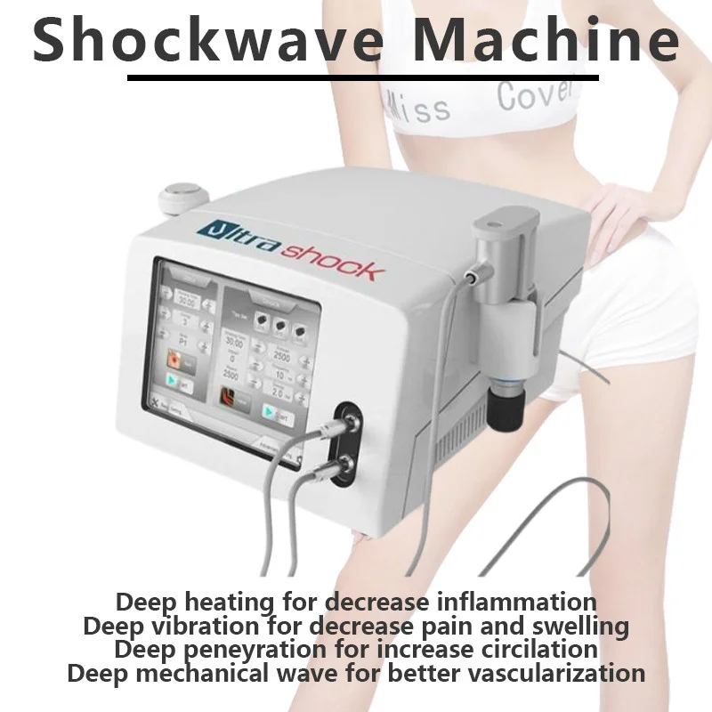 

Protable Physical Therapy Ultra Shock Wave Machine Physiotherapy Equipments Acupuncture Tens Arthritis Ed 2 Year Warranty