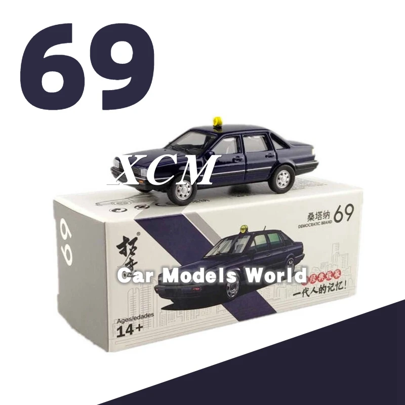 Игрушечная модель XCARTOYS Santana Taxi 7-8 см в длину (металлические и пластиковые детали) 69