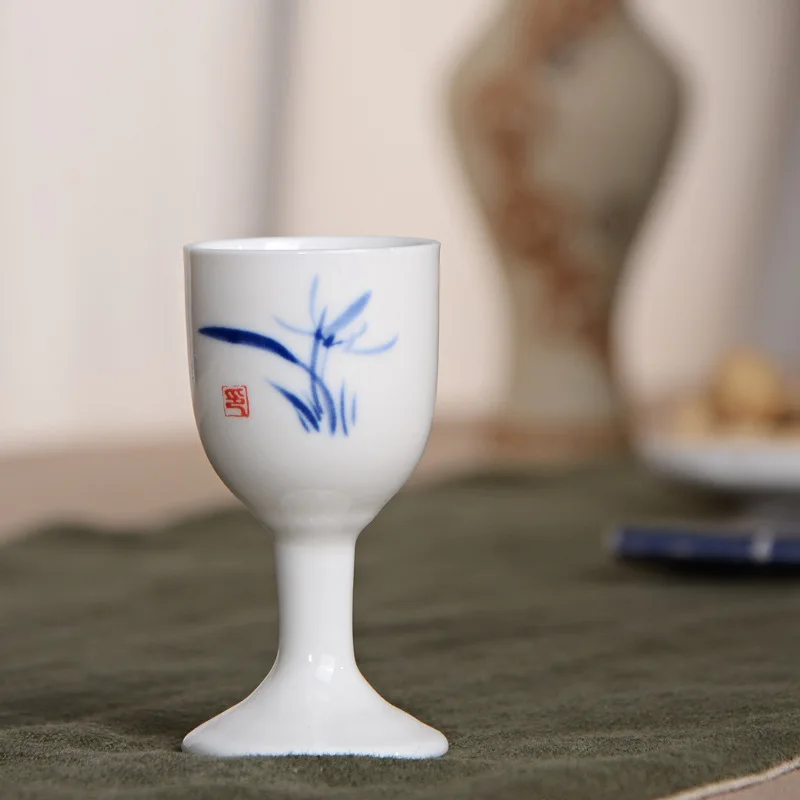 Поставка керамических бокалов для белого вина в китайском стиле бокалы