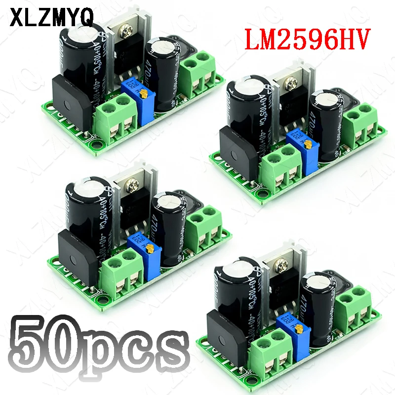 

50PCS/ LM2596HV Voltage Regulator Power Supply AC/DC to DC 5V-50V 3A Buck Step Down Converter Module 3v 3.3V 5V 9V 12V 15V 24V